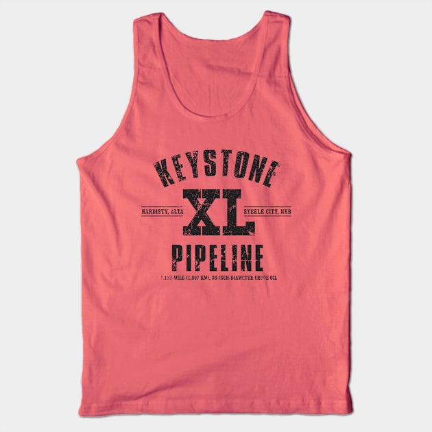 Keystone XL Pipeline Tank Top by MindsparkCreative